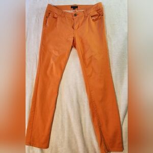 Forever 21 orange skinny jeans Plus Size 14